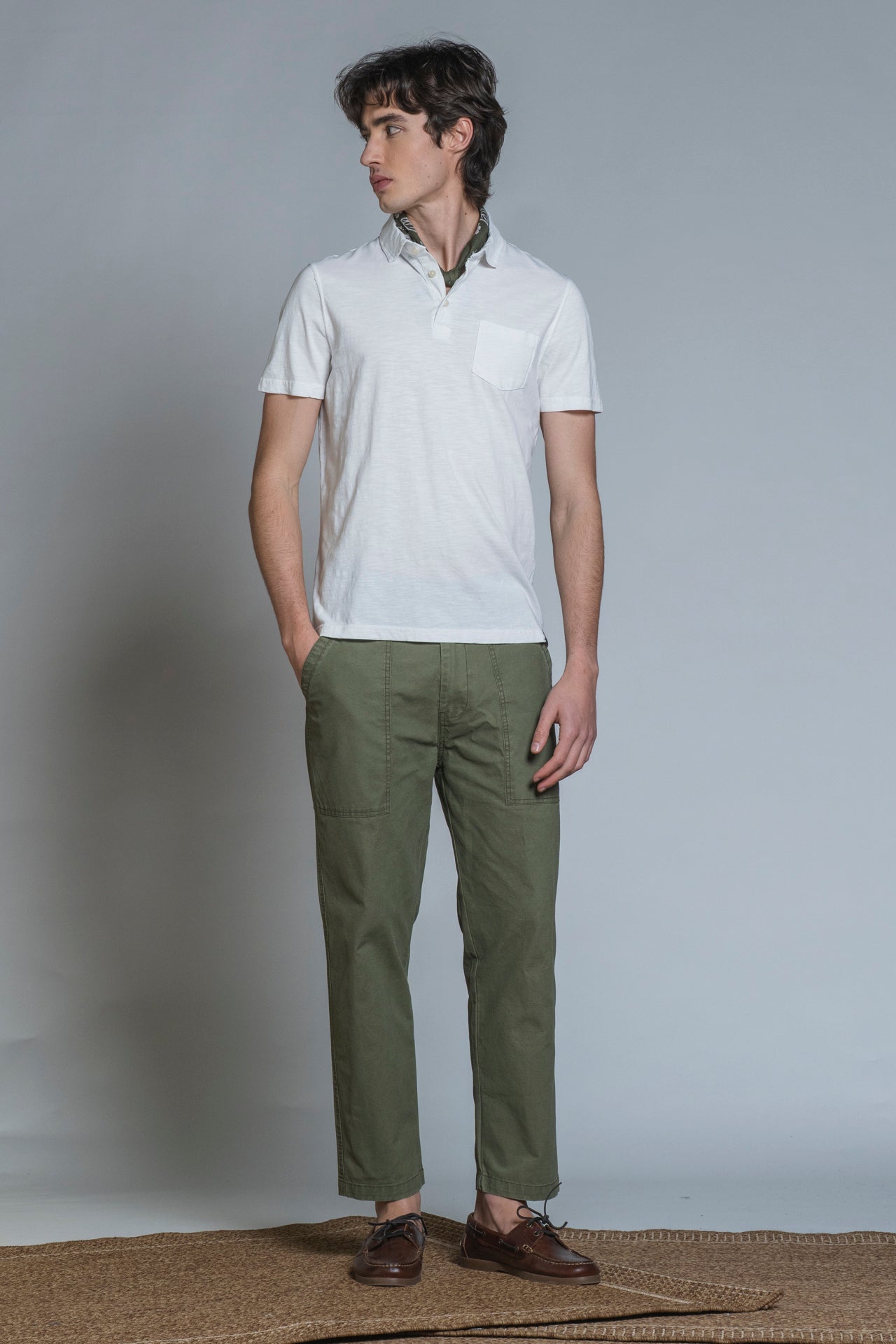 ALBERT POLO IN JERSEY SLUB