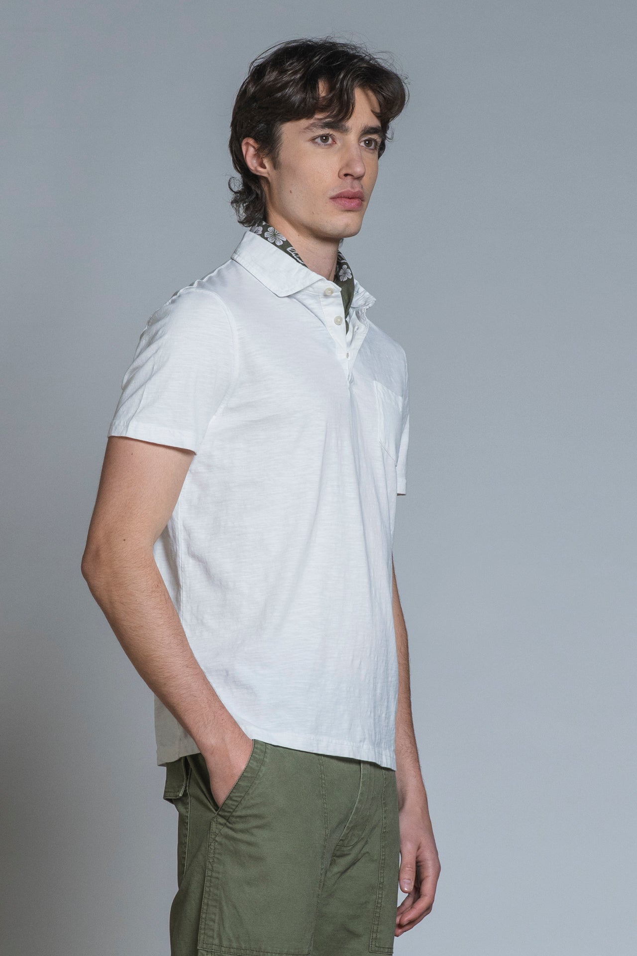 ALBERT POLO IN JERSEY SLUB