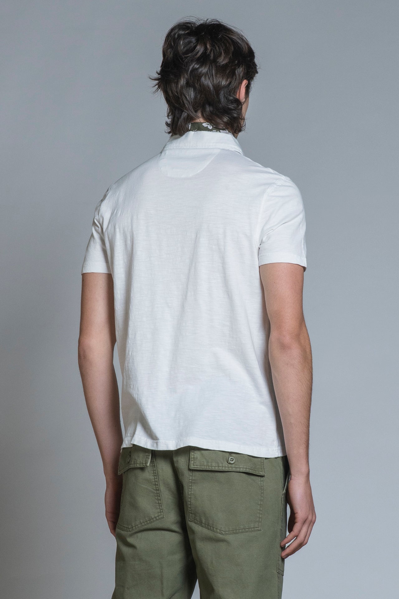 ALBERT POLO IN JERSEY SLUB