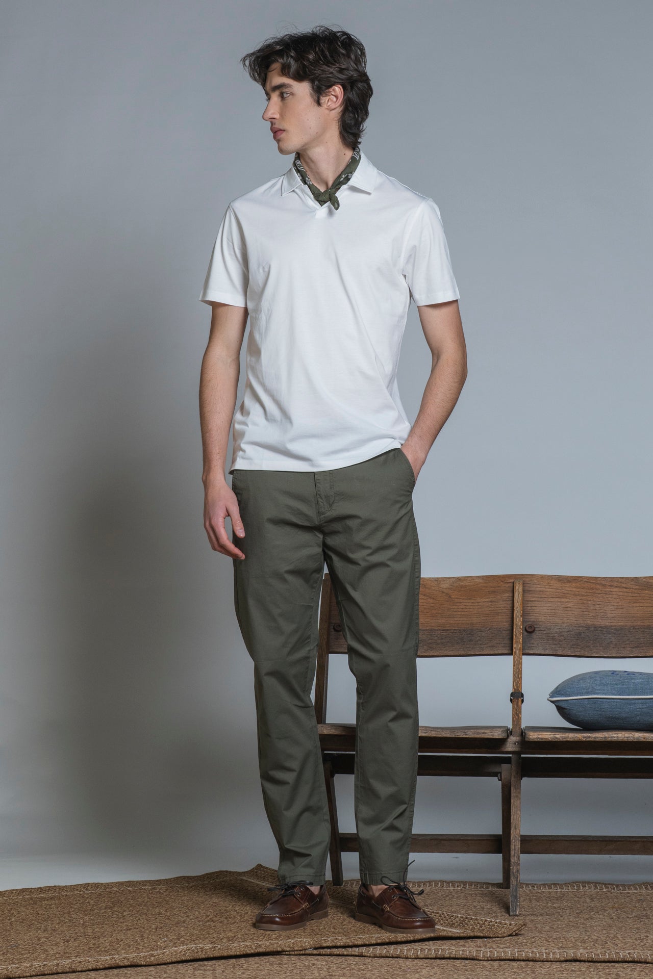 JAMIE POLO SKIPPER MERCERIZED JERSEY