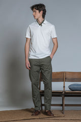 JAMIE POLO SKIPPER MERCERIZED JERSEY