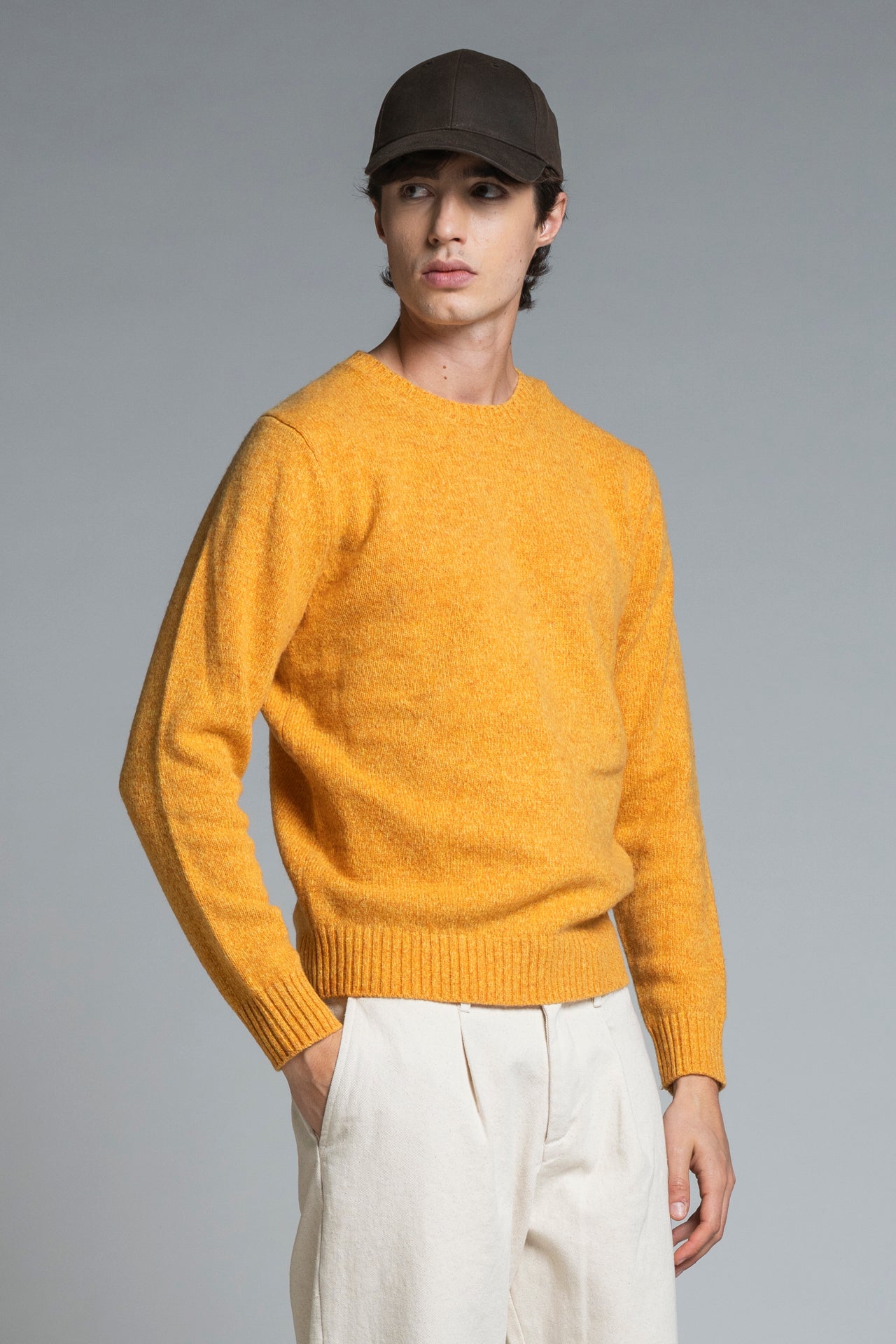 DUKE ROUND NECK IN MOULINE'