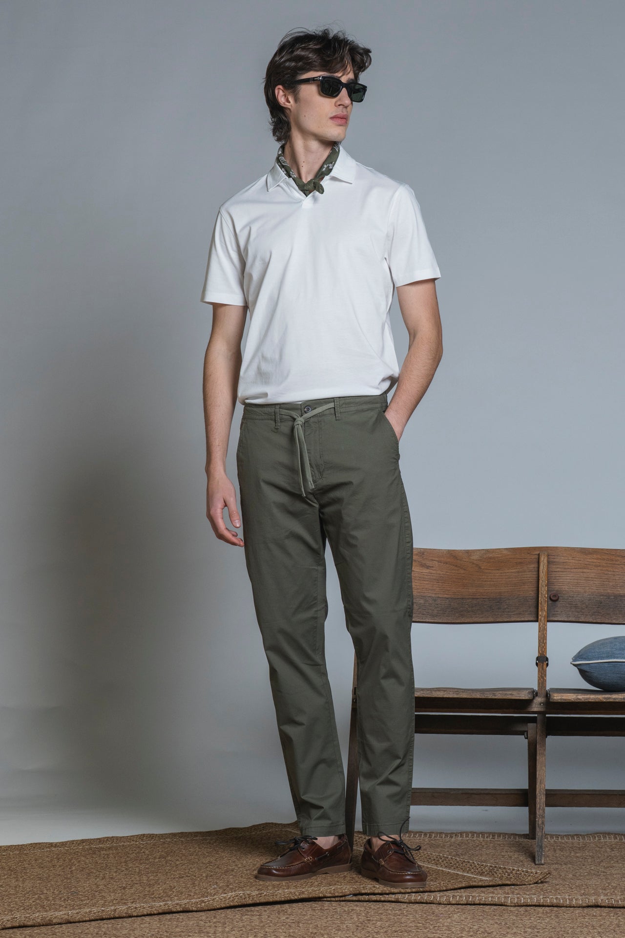 JAMIE POLO SKIPPER MERCERIZED JERSEY