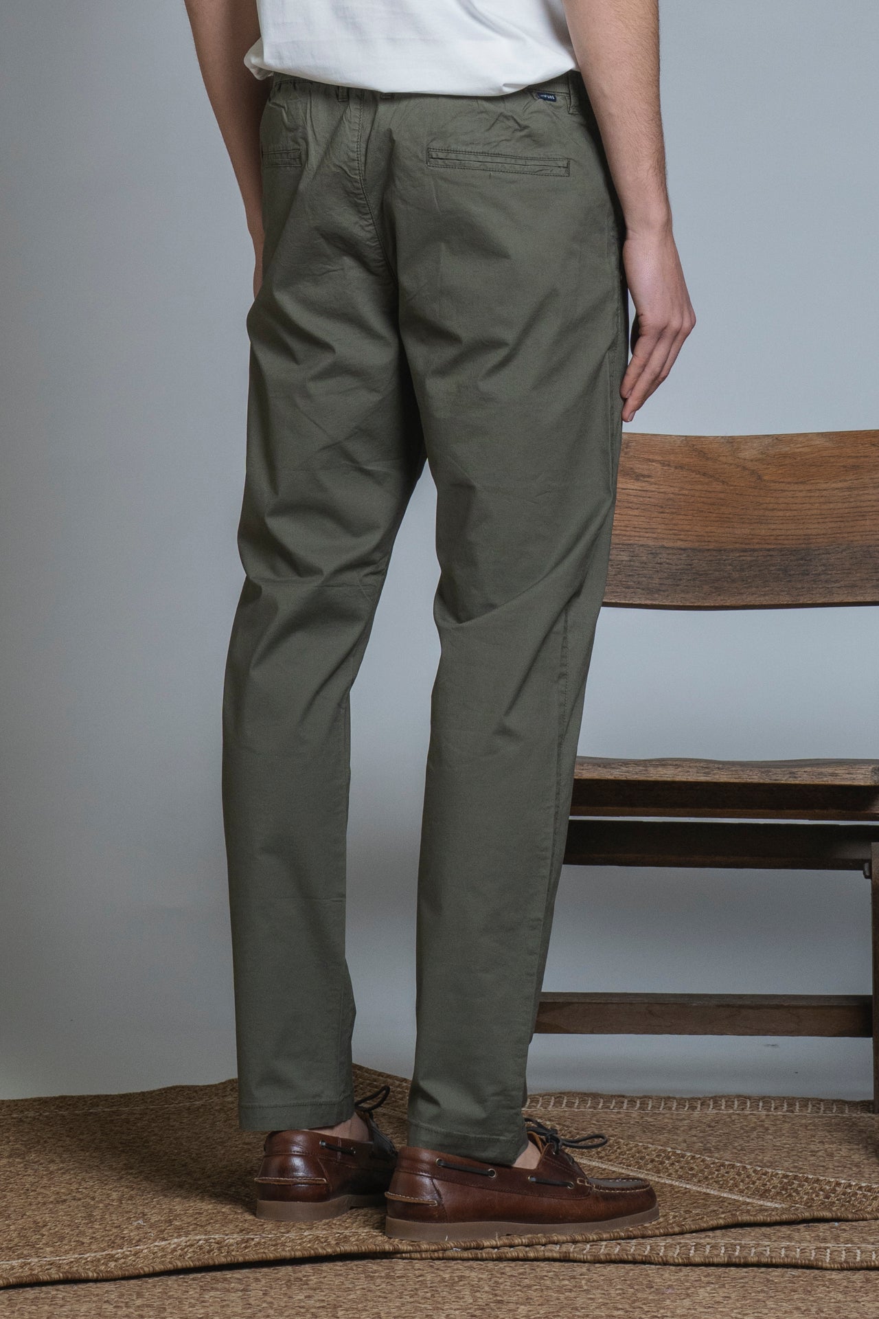 AXEL CHINO LONG SLIM FIT POPELINE CANVAS