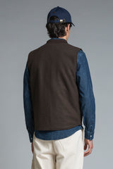 MARTIN GILET IN MIXED WOOL
