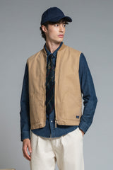 TERRY GILET IN CANVAS