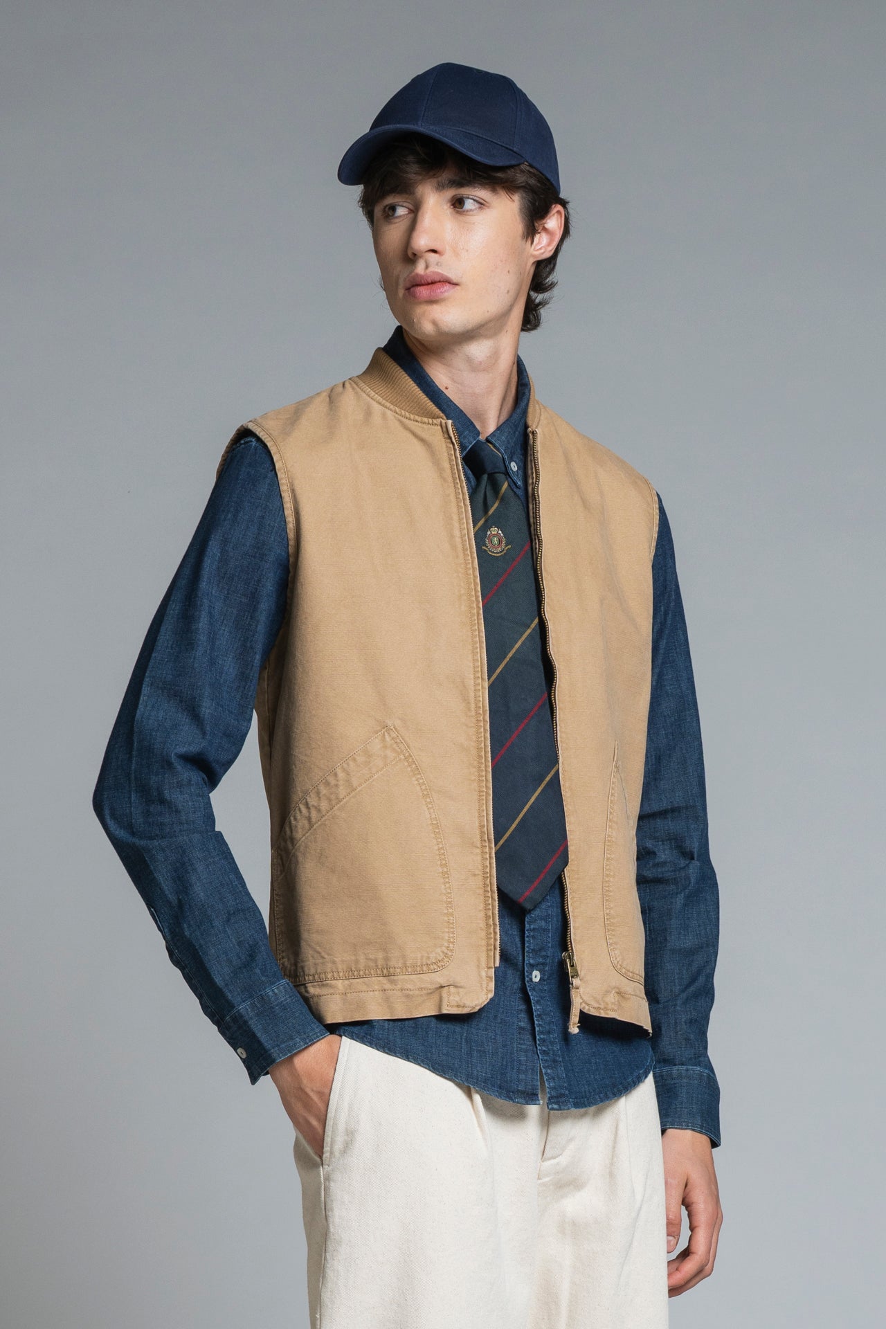 TERRY GILET IN CANVAS