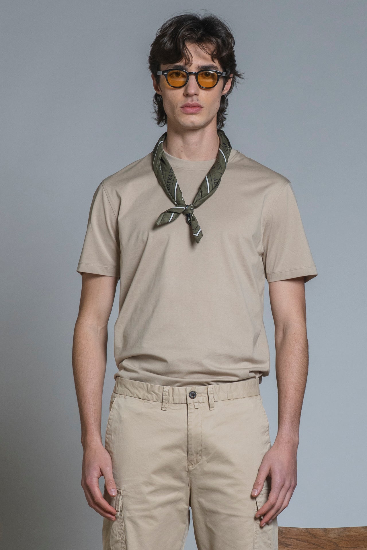LANCE T-SHIRT IN MERCERIZED COTTON