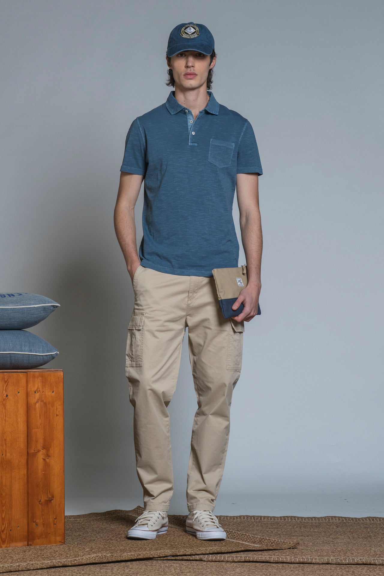 ALBERT POLO IN JERSEY SLUB