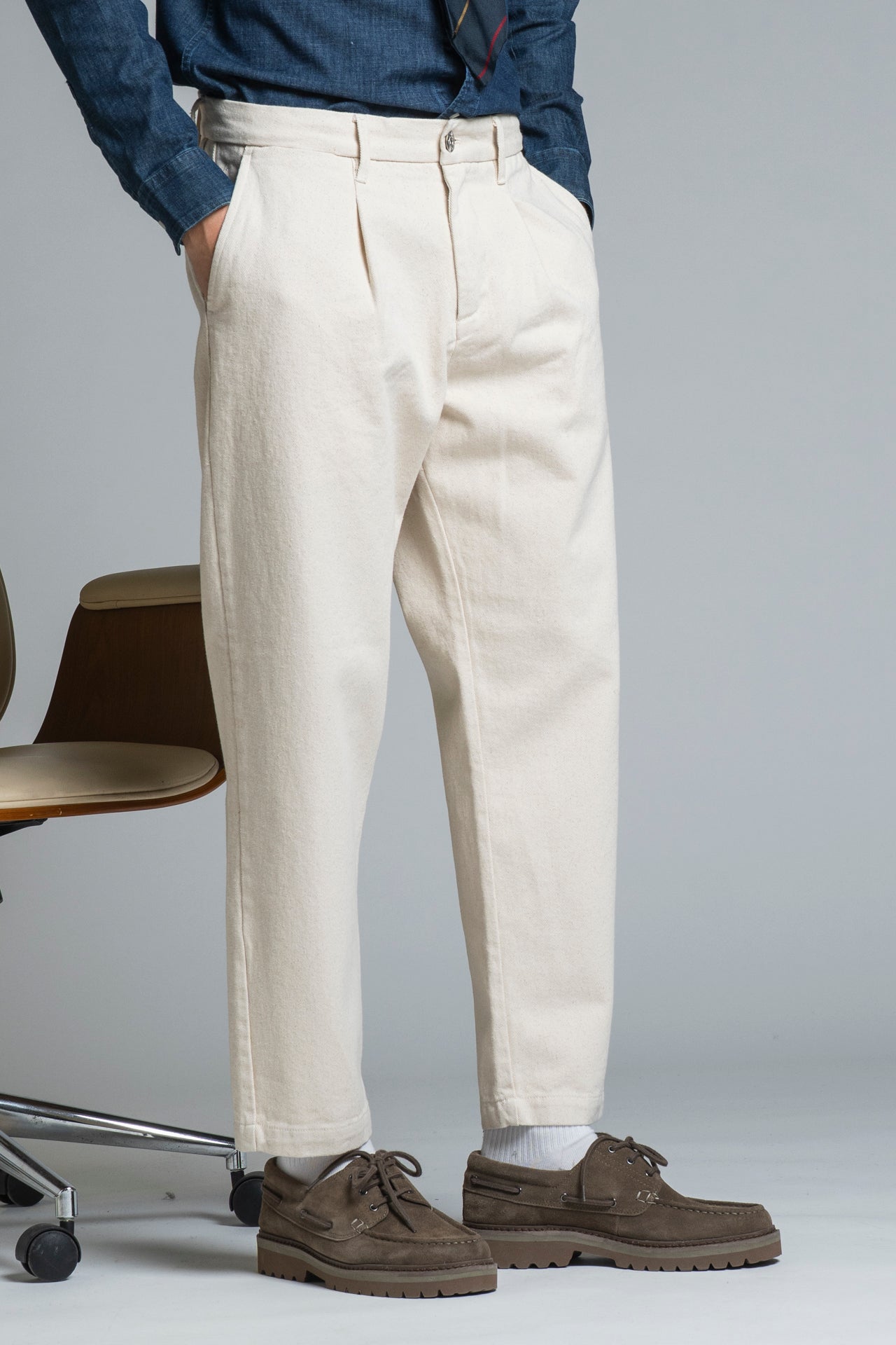 RICHARD CHINO LONG PENCES IN TWILL