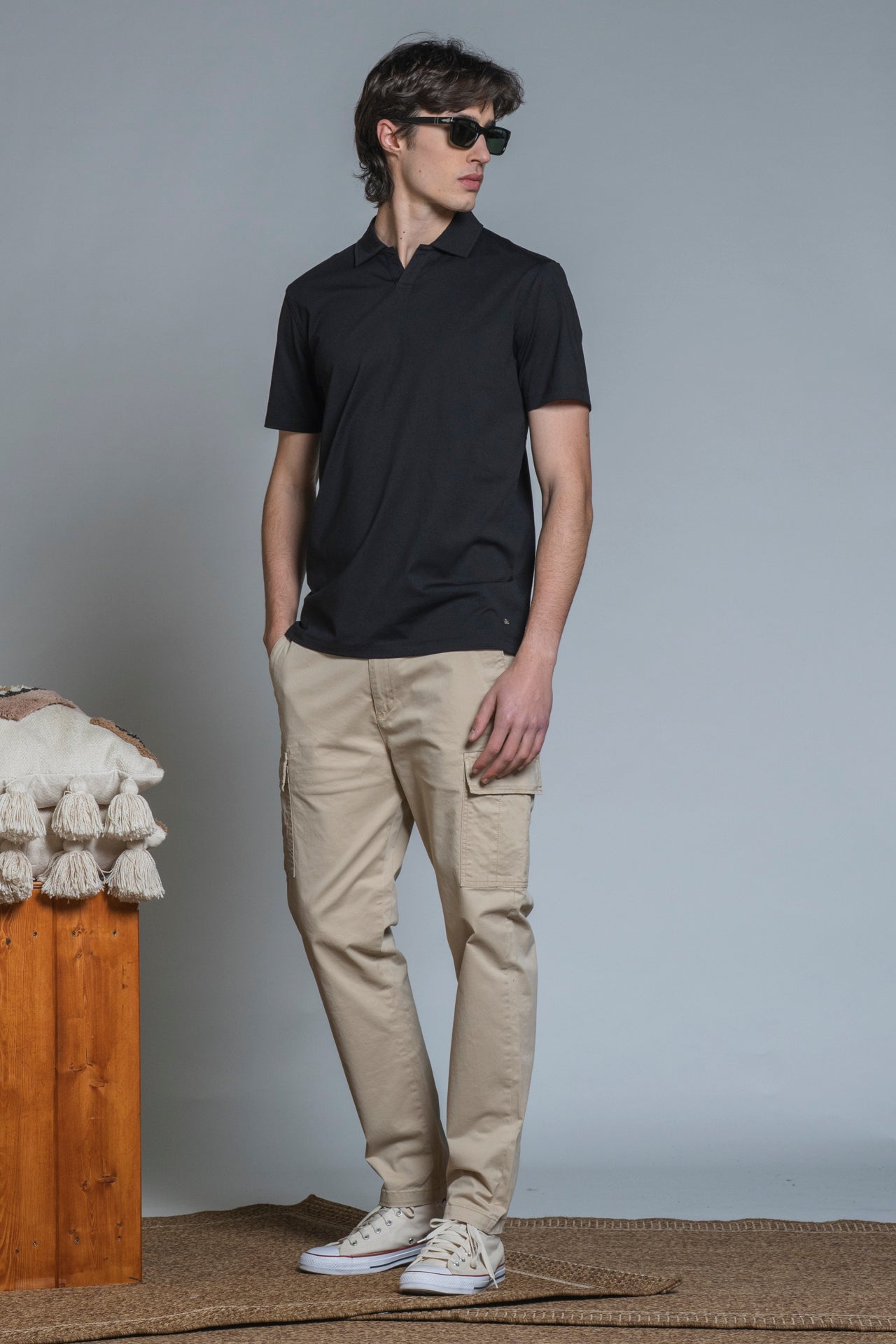 JAMIE POLO SKIPPER MERCERIZED JERSEY