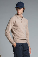 COLIN POLO IN LAMBSWOOL