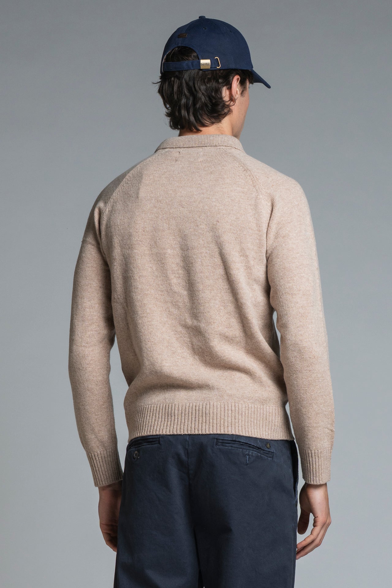 COLIN POLO IN LAMBSWOOL
