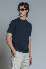 SAMUEL SWEATER ROUND NECK IN COTTON CREPE