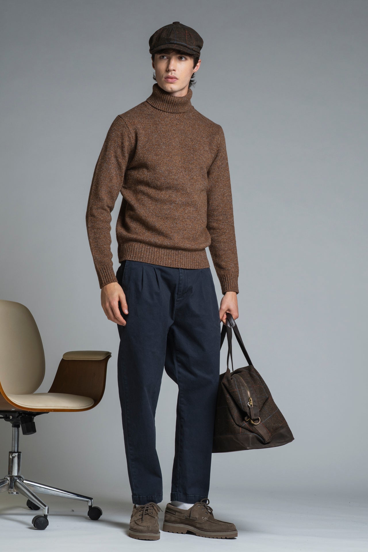 JOHN TURTLENECK IN MOULINE'