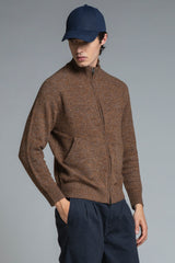 CONRAD CARDIGAN ZIP IN MOUINE'