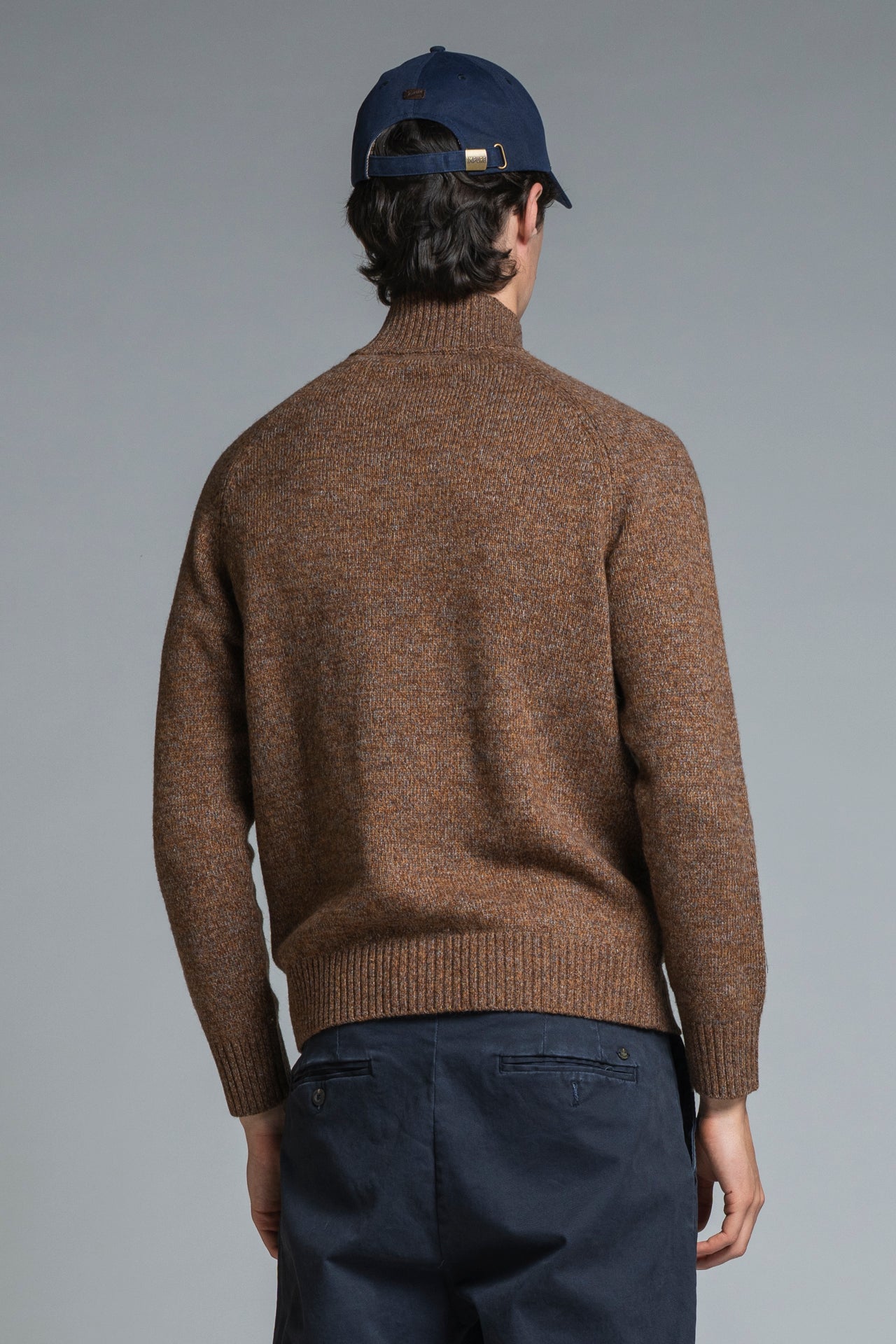 CONRAD CARDIGAN ZIP IN MOUINE'