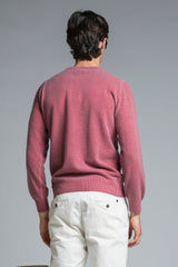 CHARLIE ROUND NECK IN MIXED WOOL COLD DYED