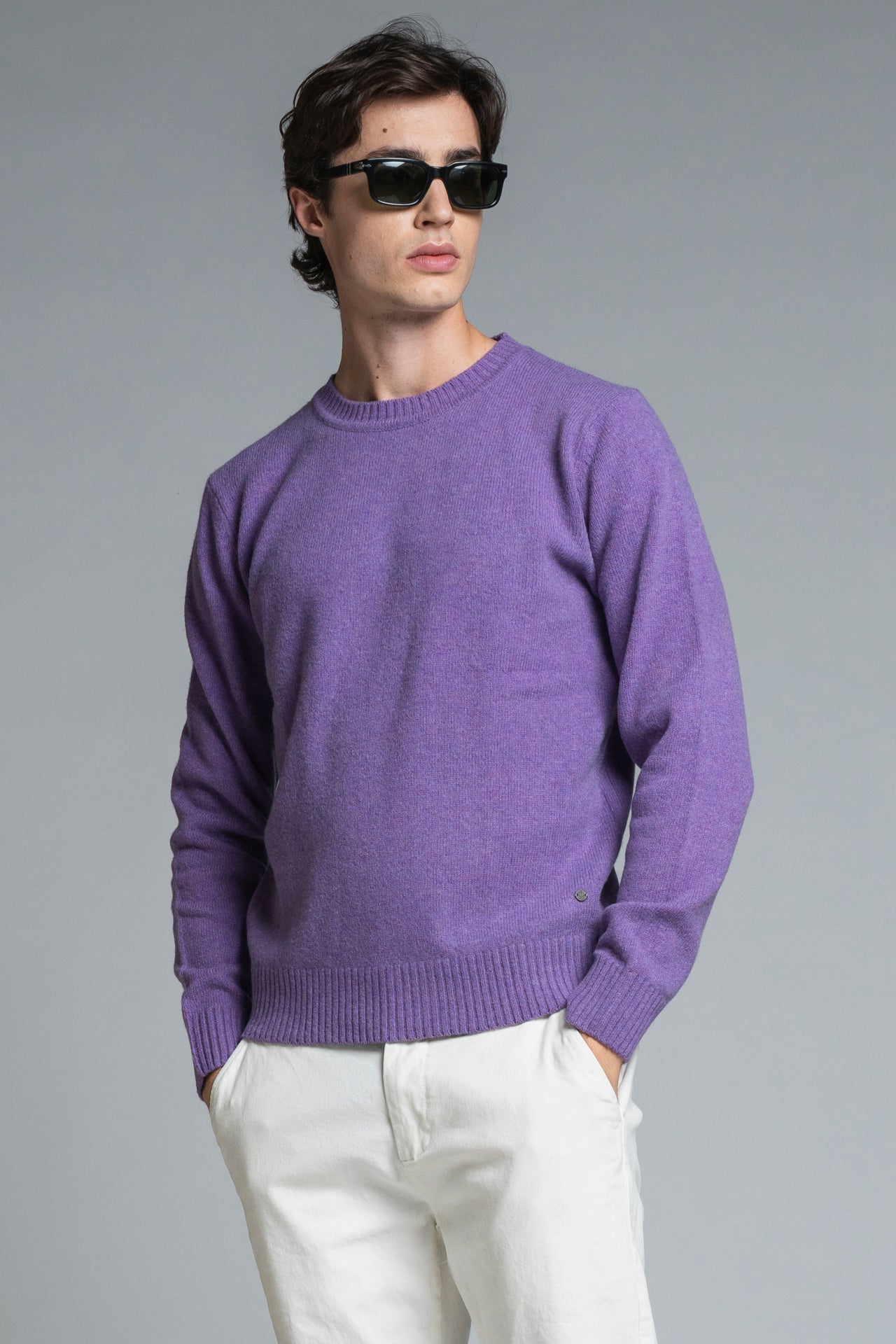 CHARLIE ROUND NECK IN LAMBSWOOL