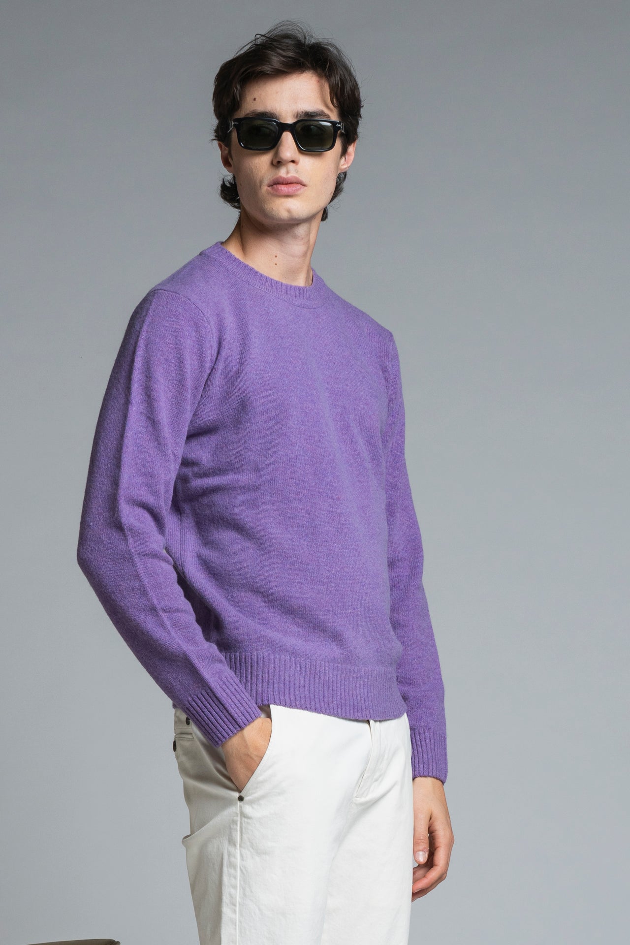CHARLIE ROUND NECK IN LAMBSWOOL
