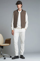 MARTIN GILET IN MIXED WOOL