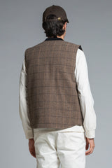 MARTIN GILET IN MIXED WOOL