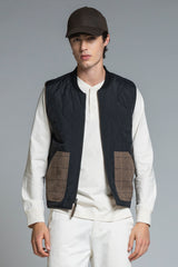 MARTIN GILET IN MIXED WOOL