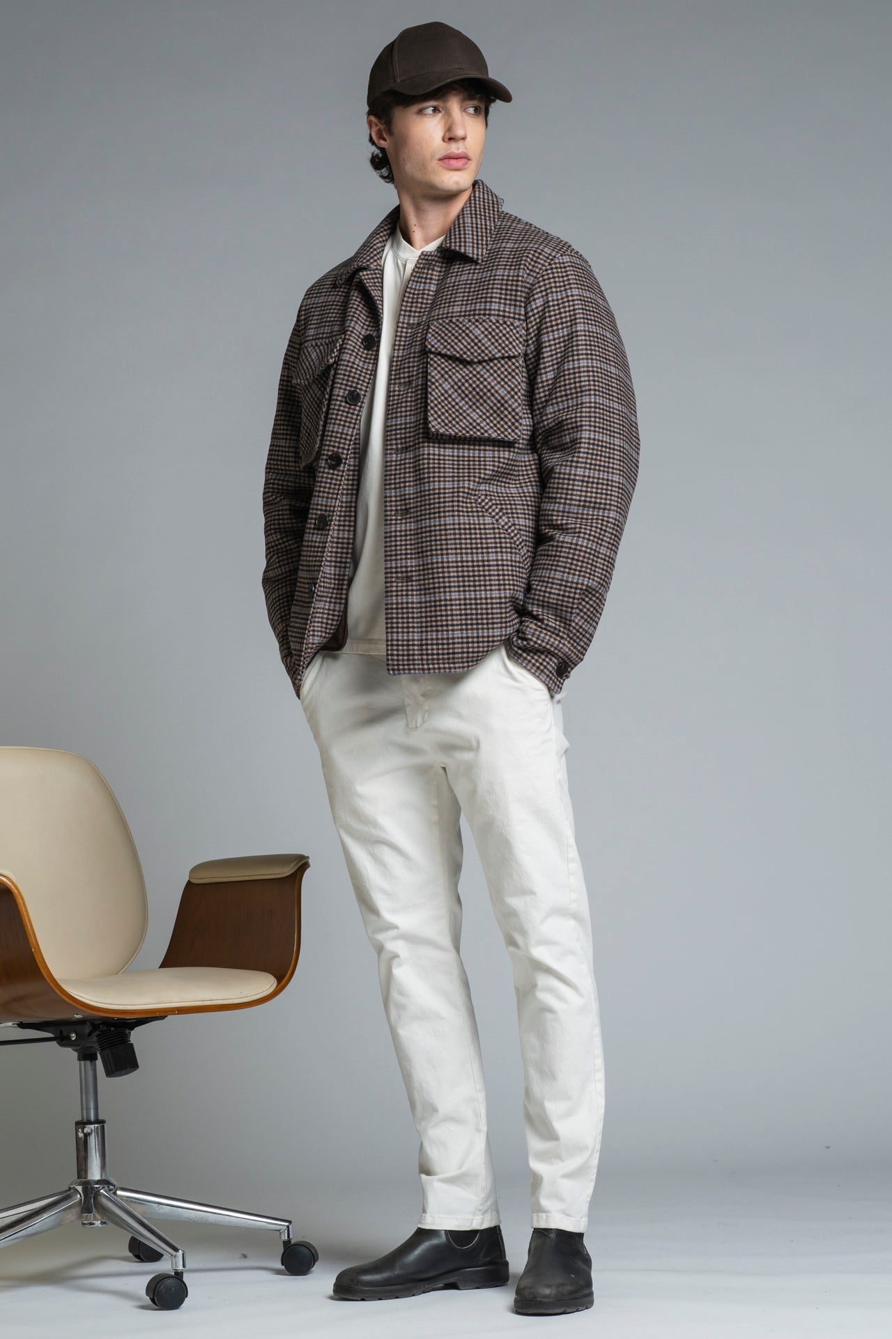 DEREK JACKET IN MIXED WOOL
