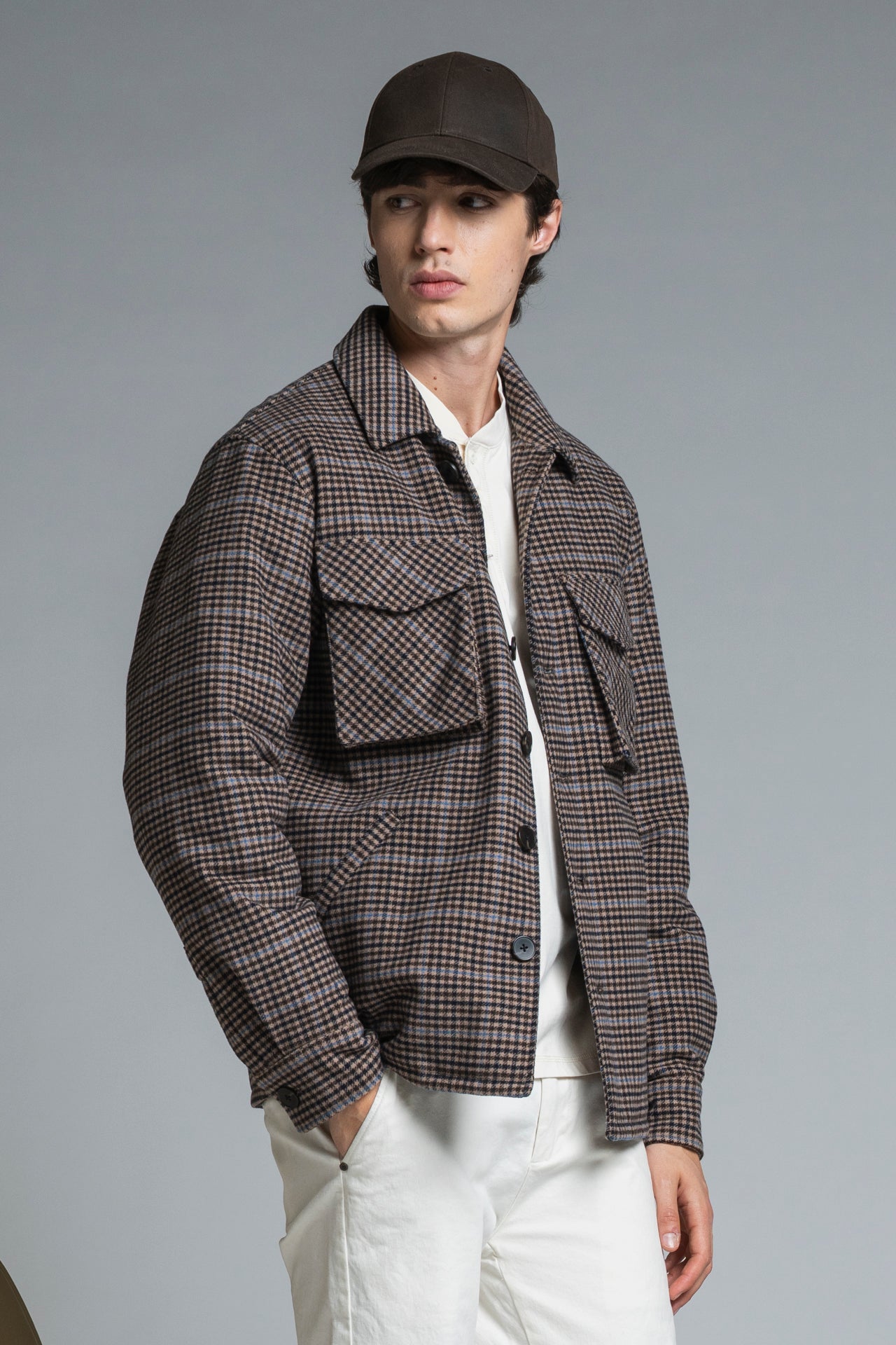 DEREK JACKET IN MIXED WOOL