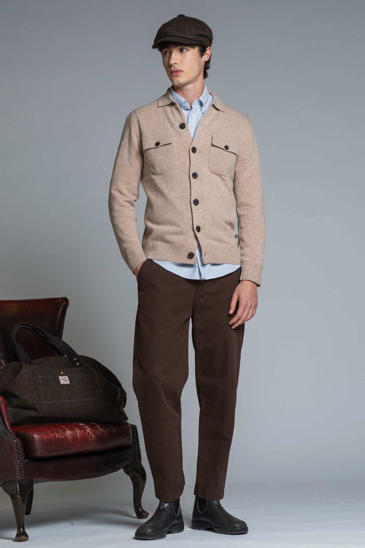 ZACK SHIRT IN LAMBSWOOL