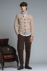 ZACK SHIRT IN LAMBSWOOL