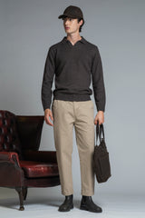 NEIL POLO SKIPPER IN LAMBSWOOL