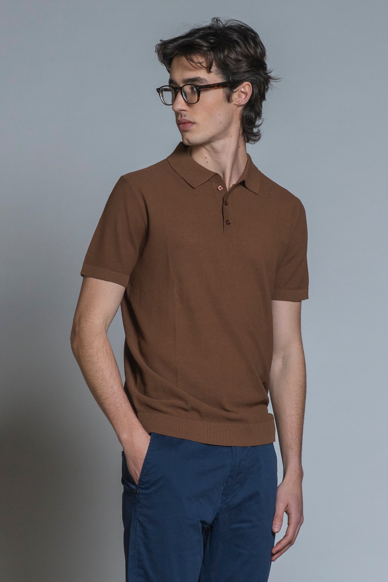 JOYCE SWEATER POLO IN COTTON