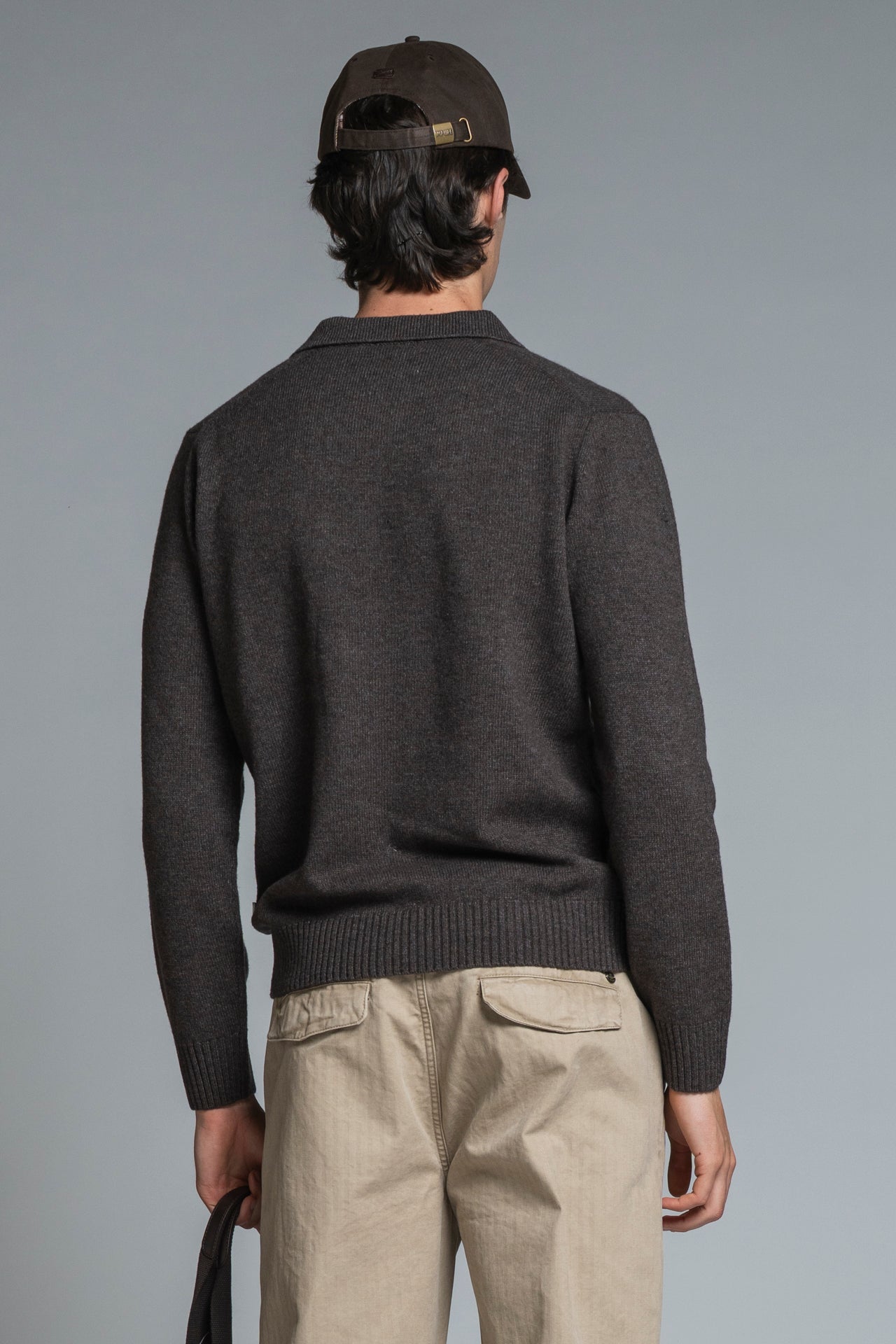 NEIL POLO SKIPPER IN LAMBSWOOL