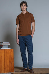 JAMIE POLO SKIPPER MERCERIZED JERSEY