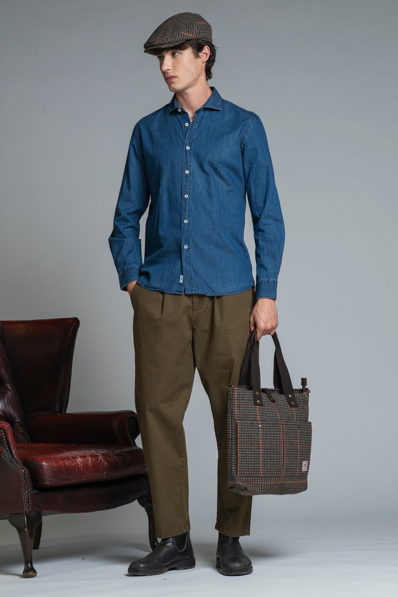RILEY COLLAR FRENCH IN DENIM