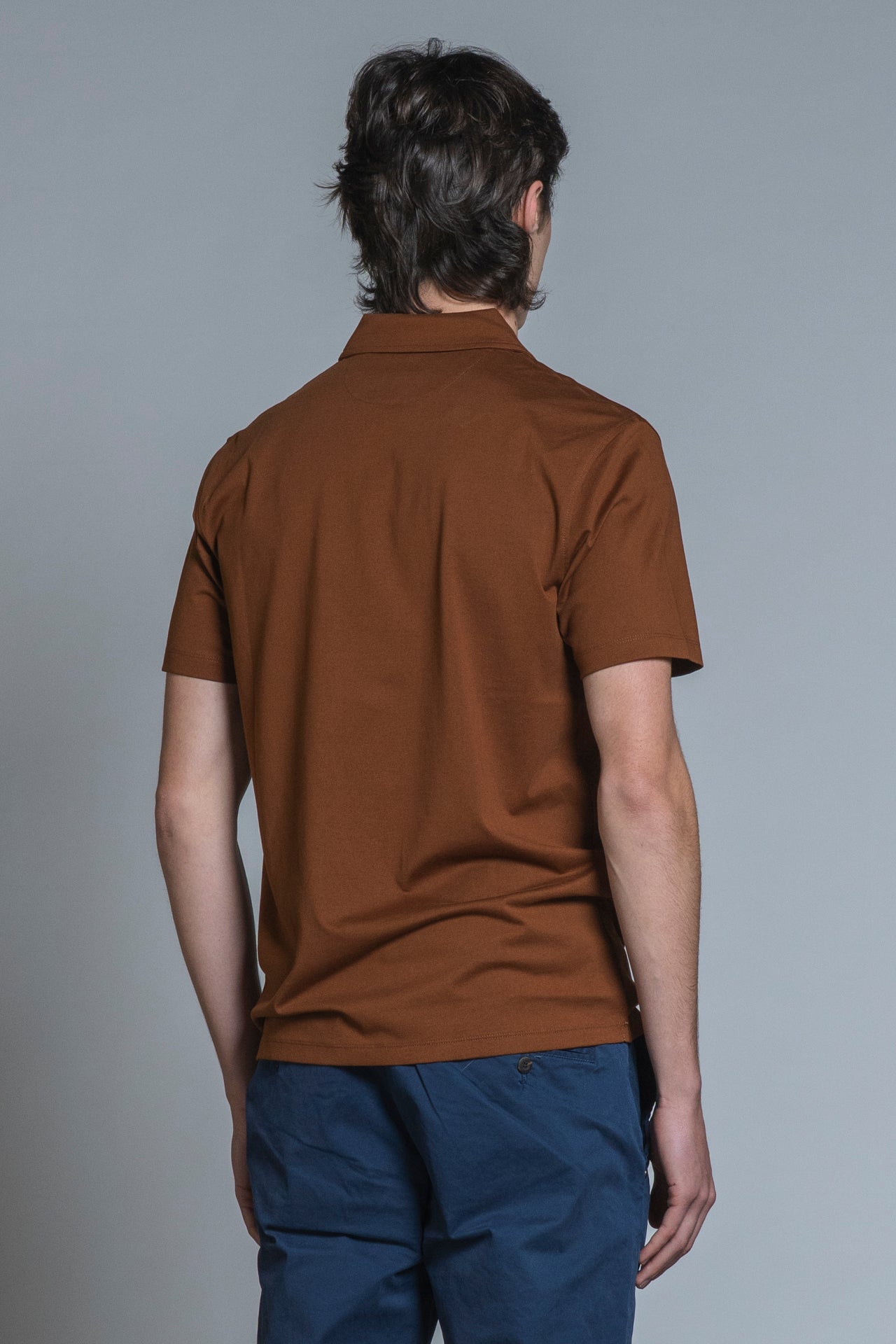 JAMIE POLO SKIPPER MERCERIZED JERSEY