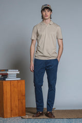 JAMIE POLO SKIPPER MERCERIZED JERSEY