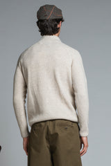 JUSTE TURTLENECK BUTTON IN LAMBSWOOL