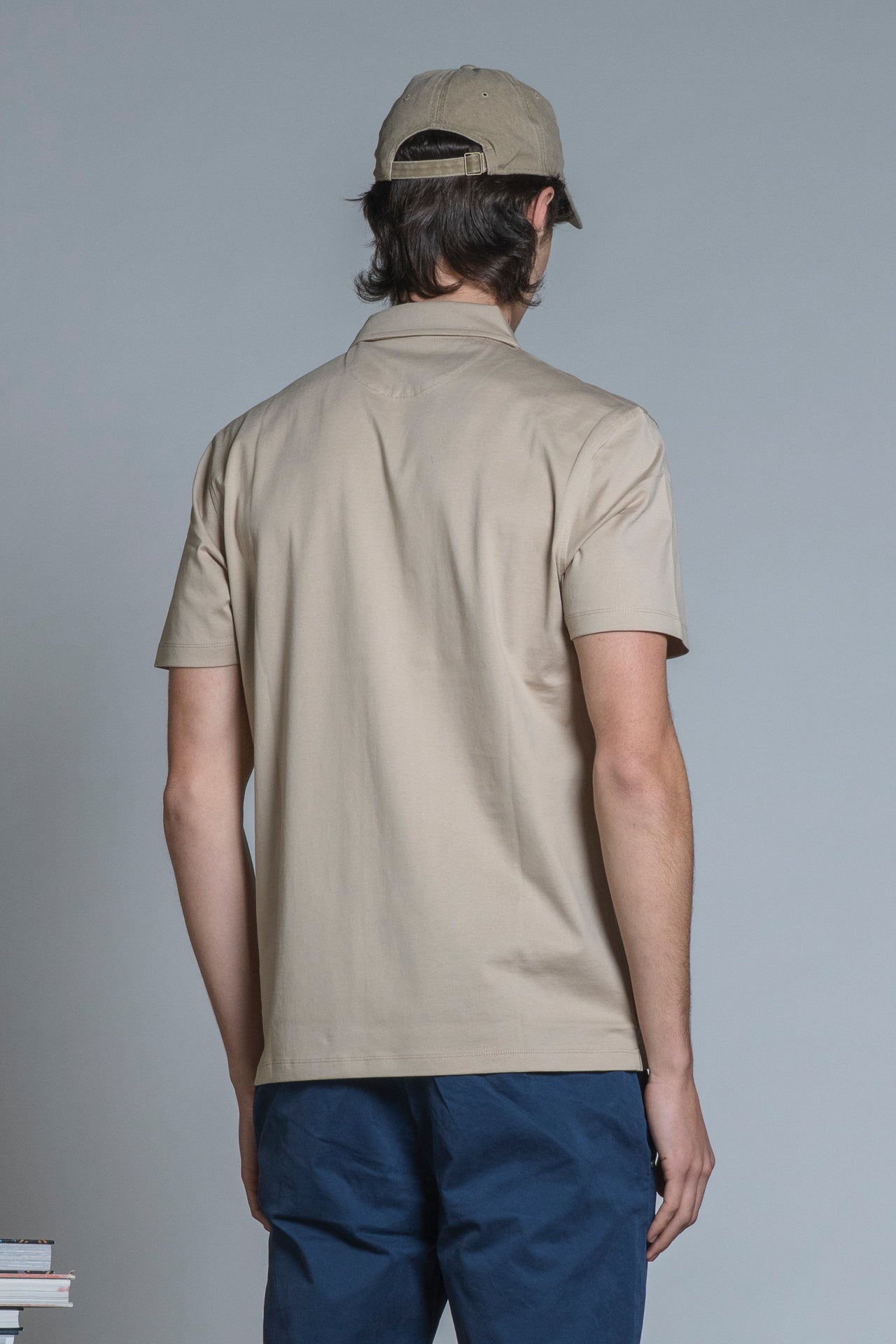 JAMIE POLO SKIPPER MERCERIZED JERSEY