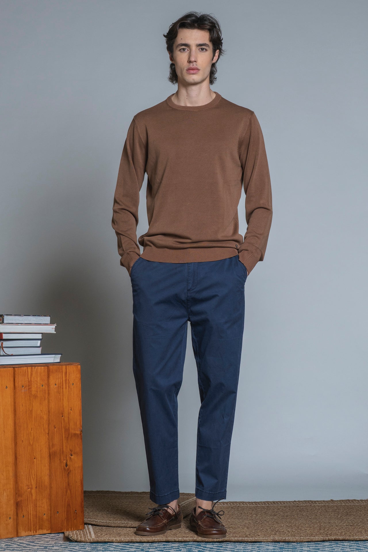 LORIS SWEATER ROUND NECK IN COTTON