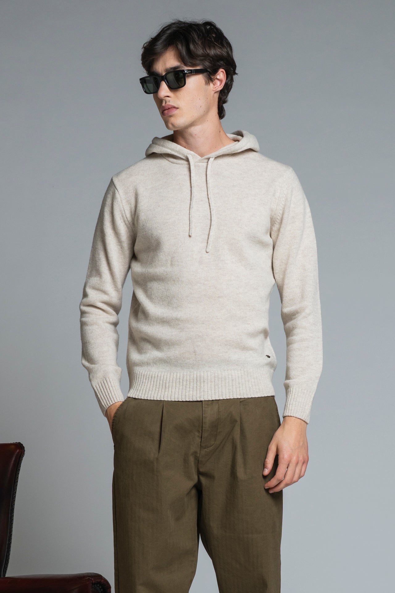 GERARD HOODIE IN LAMBSWOOL