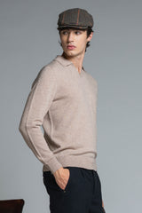 NEIL POLO SKIPPER IN WOOL MERCERIZED