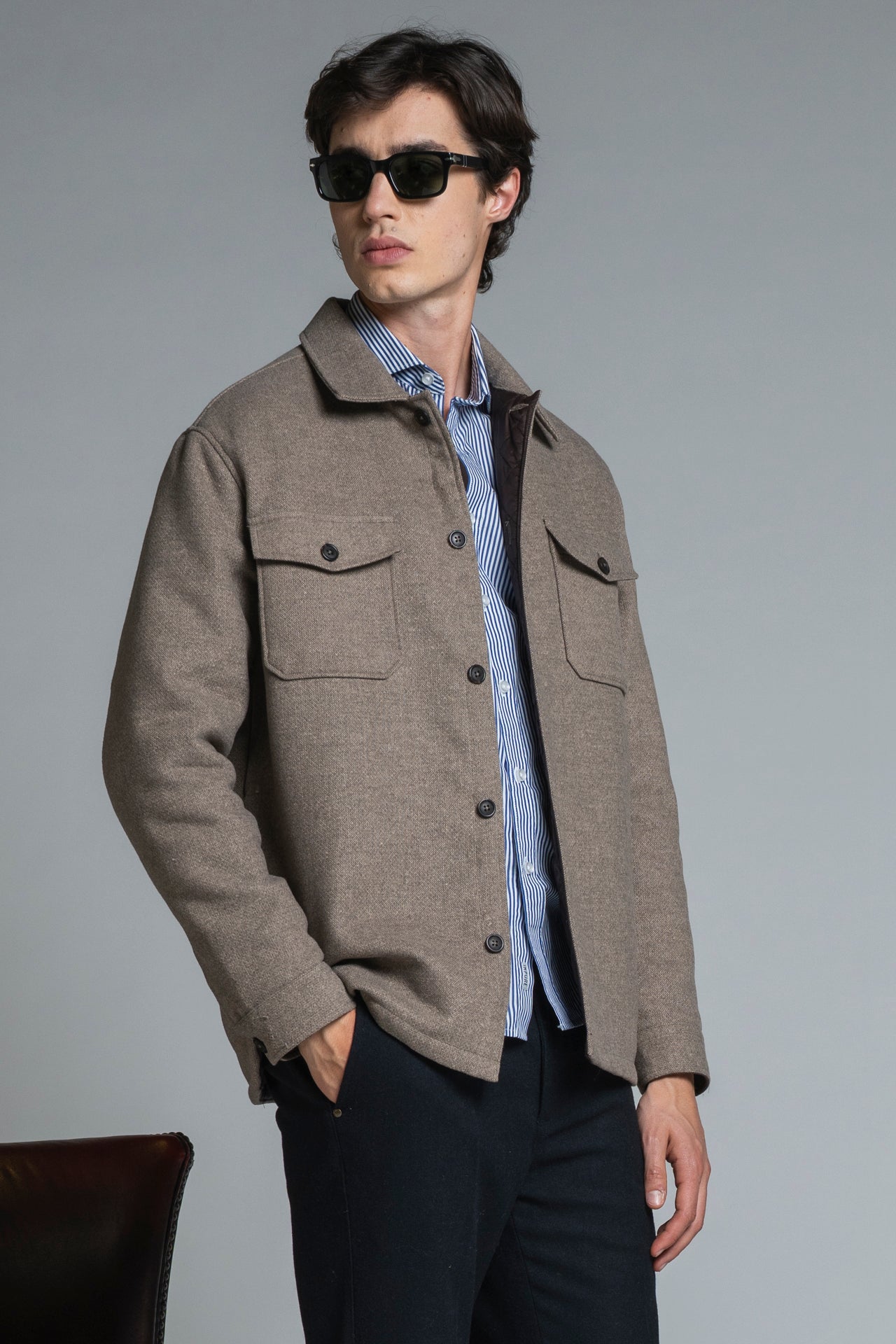 STAN OVERSHIRT IN POLYESTER