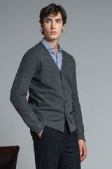 CHAD CARDIGAN IN MIXED WOOL