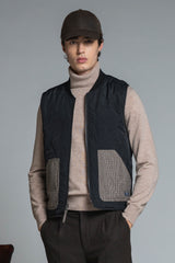 MARTIN GILET IN MIXED WOOL