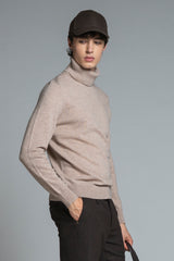 JERRY TURTLENECK IN 100% MERCERIZED