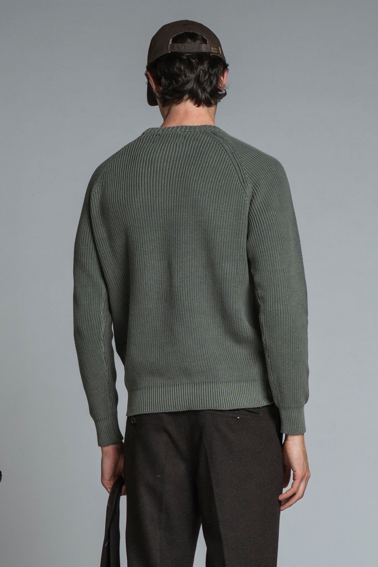 SIMON ROUND NECK IN COTTON STONE WASH