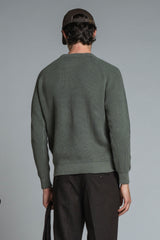 SIMON ROUND NECK IN COTTON STONE WASH