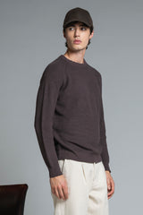SIMON ROUND NECK IN COTTON STONE WASH